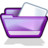 folder violet Icon